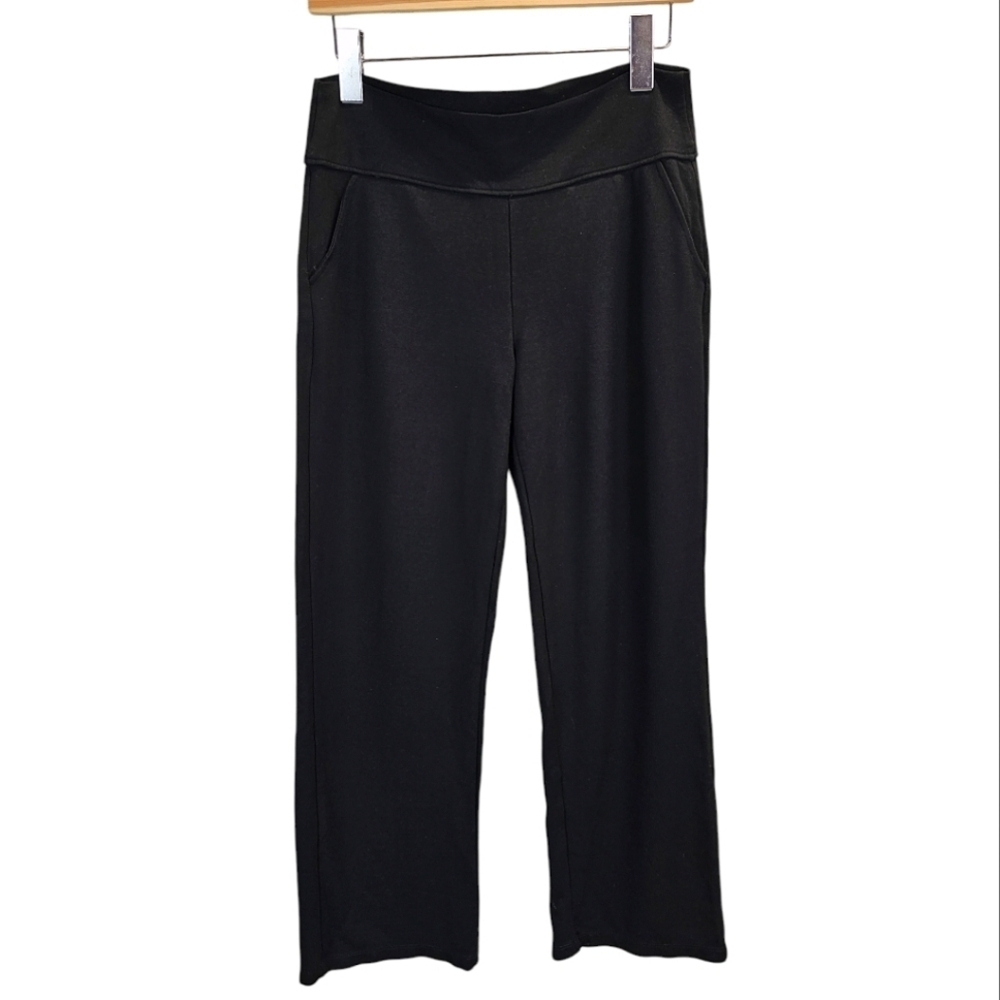 Saint & Sofia Black Viscose Pull On Comfort Pants Sz 6 Casual Everyday Wear